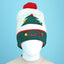 White Xmas Tree Christmas Themed Woolen Winter Cap Beanie | 3-10 Years