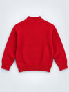 Red Christmas 2 Tree & Santa Knitted Winter Cardigan, Christmas Sweater for Kids