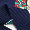 Green Tie Navy Reindeer Knitted Sweater