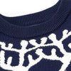 Green Tie Navy Reindeer Knitted Sweater