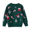 Green Christmas Bears Knitted Sweater