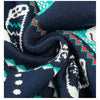 Navy Christmas Deers Knitted Sweater