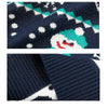 Navy Christmas Deers Knitted Sweater