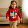 Red Maths Fun Kids Cardigan