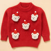 Red Teddy Cap Cardigan
