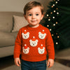 Red Teddy Cap Cardigan