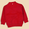 Red Teddy Cap Cardigan
