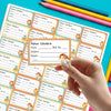 Personalised School Book Labels | Little Mermaid