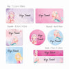Mixed Waterproof Labels for Kids - Little Mermaid