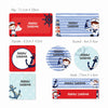 Mixed Waterproof Labels for Kids - Sailor Fun