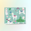 Personalised Gift Notecards | Llama Blue