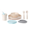 Little Foodie All-in-one Feeding Set | Vanilla/ Aqua