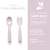 My First Cutlery Fork & Spoon Set | Cotton Candy