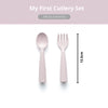 My First Cutlery Fork & Spoon Set | Cotton Candy