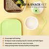 Sip & Snack- Suction Bowl with Sippy Cup Feeding Set | Vanilla/Lime
