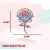 Multi Color Floral | Mini Wall Art Sticker