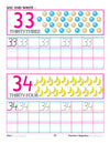 Number Writing Book 1-50