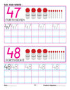 Number Writing Book 1-50