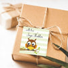 Personalised Gift Labels | Owl On A Branch