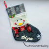 Personalised Snowman Stocking