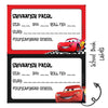 Personalised School Book Labels | 95 Car
