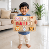 Personalised Wooden Name Puzzle- Fauna (6 Elements)