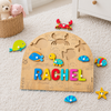 Personalised Wooden Name Puzzle- Sea Creatures