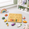 Personalised Wooden Name Puzzle - Healthy Vegetables