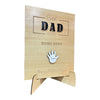 Personalised Wooden Father's Day Frame | Hands Down