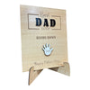 Personalised Wooden Father's Day Frame | Hands Down