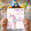 Thank You Tag - Pink Unicorn