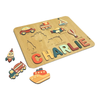 Personalised Wooden Name Puzzle | Transport