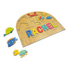 Personalised Wooden Name Puzzle | Sea Creatures