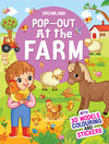 Pop-Out At the Farm- With 3D Models Colouring Stickers