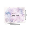 Personalised Gift Notecards | Purple Powder Flower