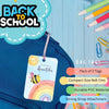Personalised Bag Tag | Rainbow Trails