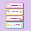 Personalised Iron on Labels - Rainbow