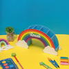 Personalised Pen Stand | Rainbow