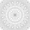 Refreshing Mandala- Colouring Book 1