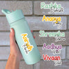 Signature Name Labels - Scribble Pop