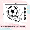 Soccer Ball | Wall Name Sticker