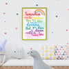 Somewhere Over The Rainbow Quote | Framed Wall Art