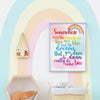 Somewhere Over The Rainbow Quote | Framed Wall Art