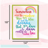 Somewhere Over The Rainbow Quote | Framed Wall Art