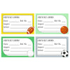 Personalised School Book Labels | Sport Fun