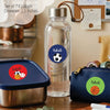Round waterproof name labels - Sports Star