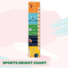 Grow Along Sports | Height Chart Wall Sticker