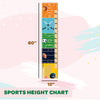 Grow Along Sports | Height Chart Wall Sticker