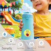 Round waterproof name labels - Spring Joy