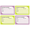 Personalised School Book Labels | Stripes